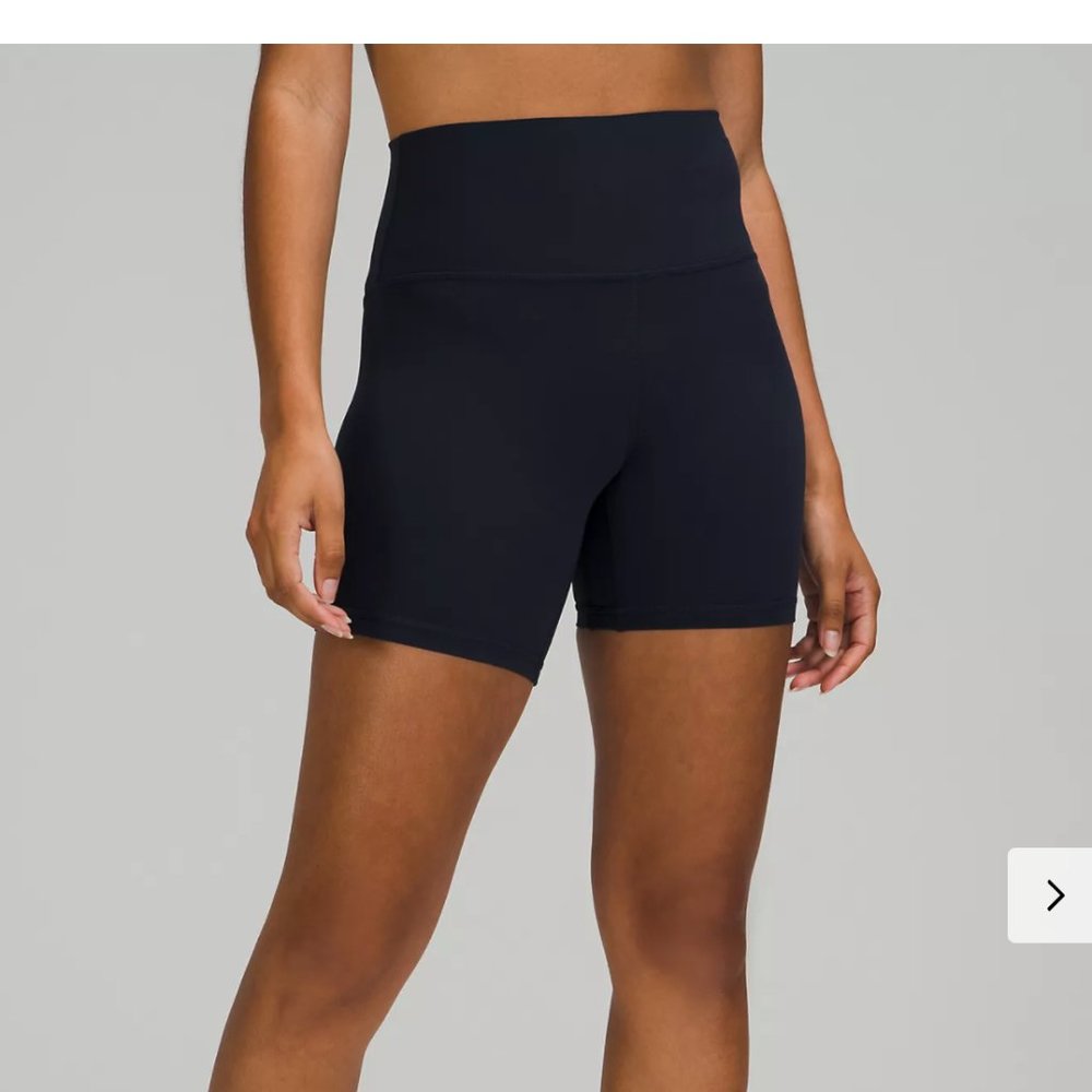 Navy lululemon Align™ High-Rise Short 6"